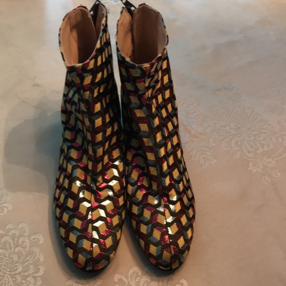 New Anthropologie Joyeux Ankle Boots size 7 - Picture 5 of 14